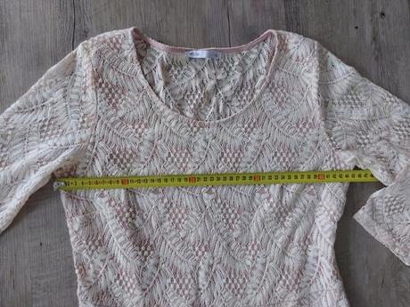 Ružovo-béžové čipkované šaty, house,42