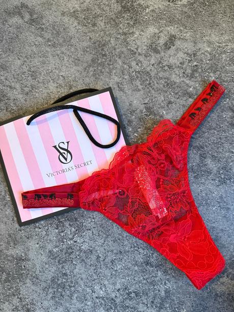 Victorias secret shine strap tanga, victoria's secret,m