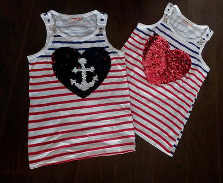 Prekrasne namornicke tricka desigual v.158/164, desigual,158