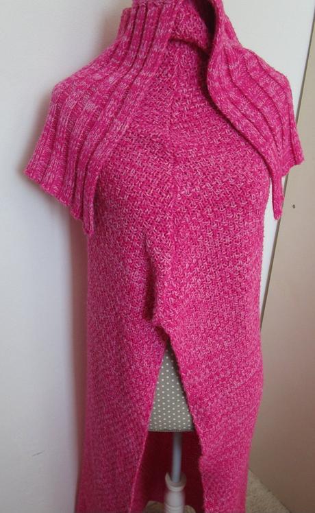 Pončo pletené, new look