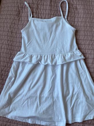 Biele šaty 140, gate,140