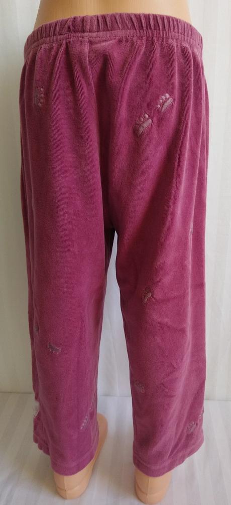 Bordové zamatové tepláky, dpam, 92-98 cm, 98