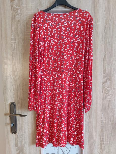 Červené šaty od dorothy perkins,veľ.36, dorothy perkins,36