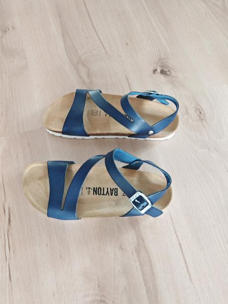 Kožené nové sandále 37 vd 23 cm, 37