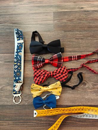 Doplnky motýlik, opasok, 