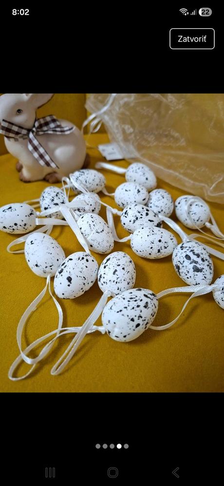 Vajicka na zavesenie, do kosicka, 