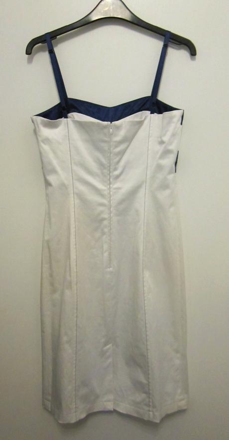 Kremovo-modre saty, chantall,38