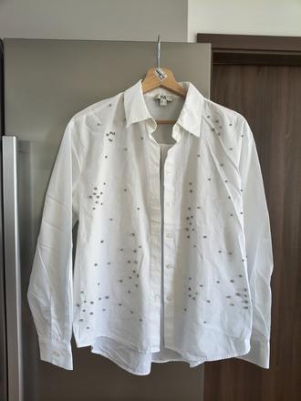 C&a bavlnená košeľa s kamienkami m, c&a,l