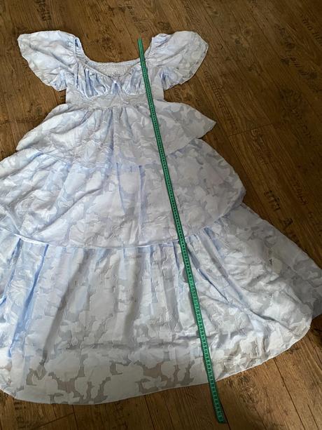 Volánové princeznovské spoločenské šaty, xl