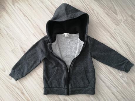 Sivá mikina h&m č. 98/104, h&m,98