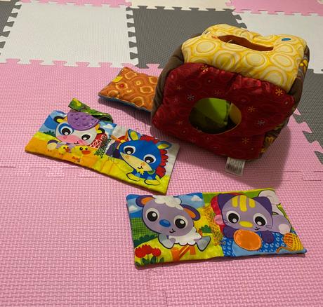 Mäkká vkladacia kocka lamaze,