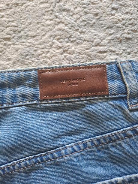 Riflové šortky vero moda, vero moda,s