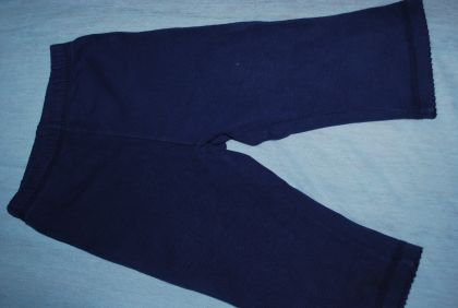 Modré bavlnené 3/4-legínky, slov. výroba, 98