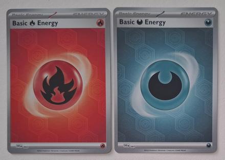 Pokémon karty "energy" (7),