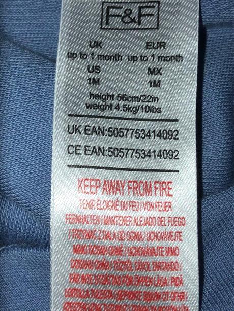 Modrý overal s mackom, f&f,56