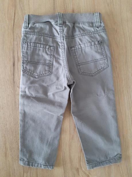 Sivé nohavice h&m, h&m,74