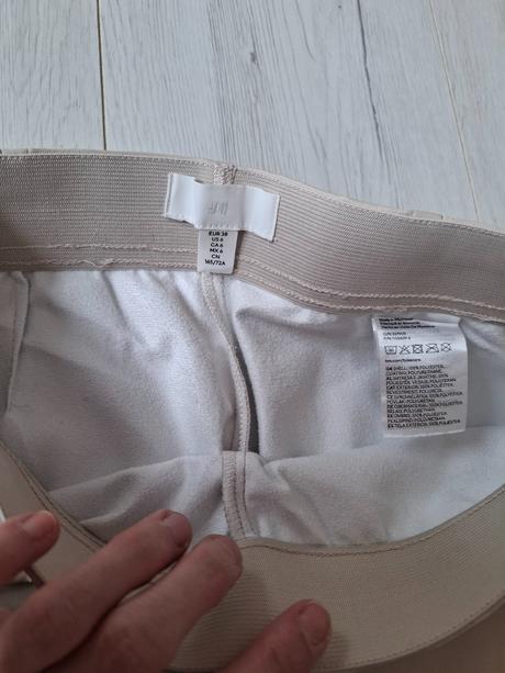 Legíny s koženkovým efektom h&m, h&m,m