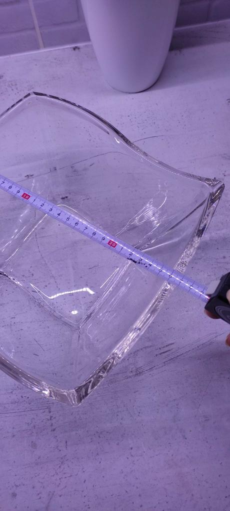 Sklenená misa, dóza, 