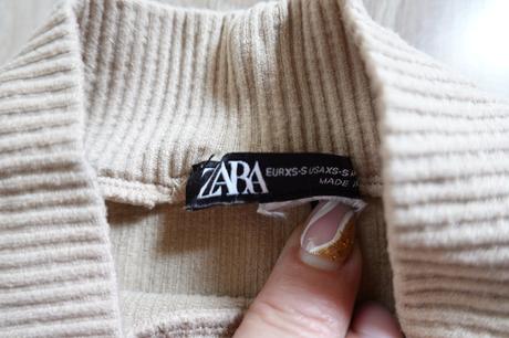 Vrúbkované tričko zara, zara,xs