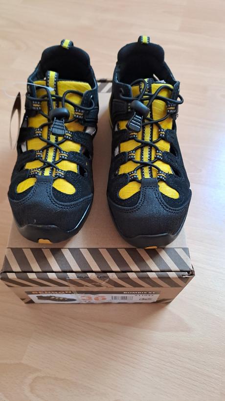 Bennn pracovné sandále s oceľovou špicou, 36