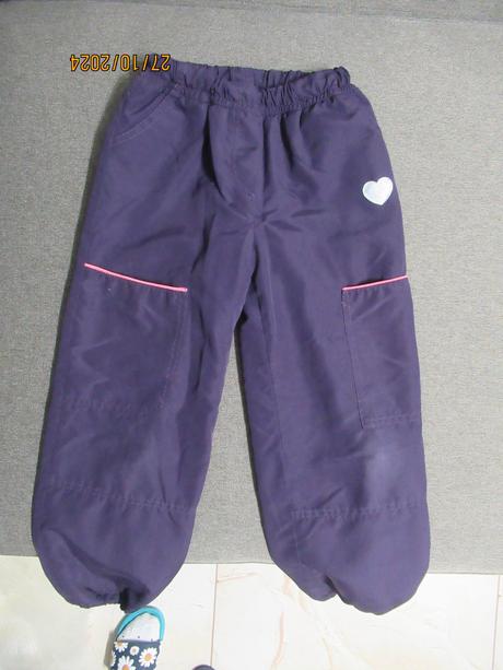 Zateplené nohavice, 128