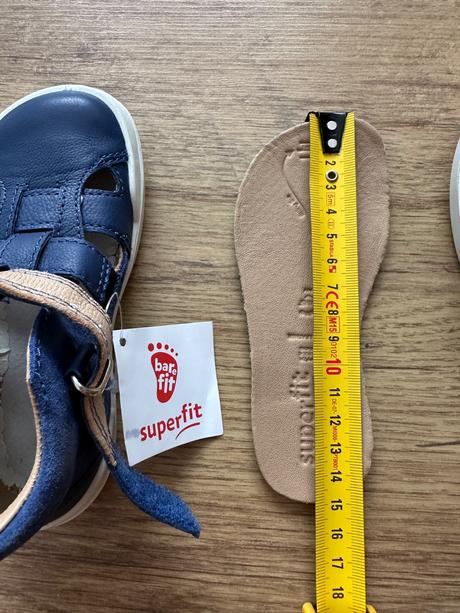 Kozene barefoot sandalky superfit, superfit,23