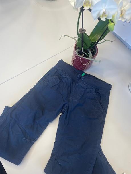 Zateplene nohavice benneton 5-6 rokov, benetton,110