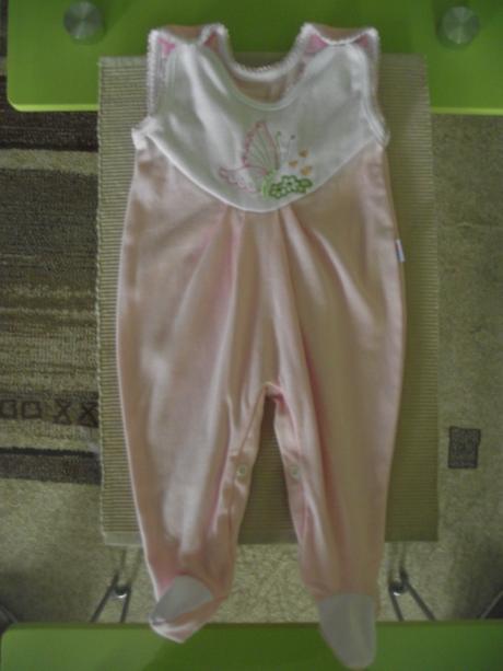 Ružová bavlnená súprava - nepoužitá, detex,68