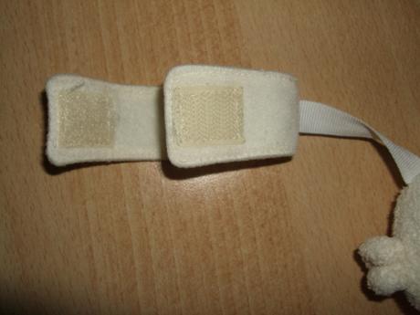 Macík abc na zavesenie cca 16 cm,