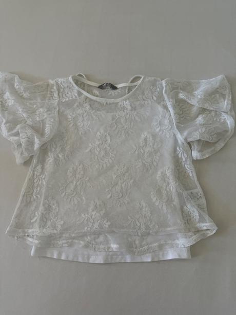 Čipkovaný top, lindex,128