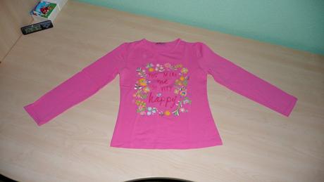 Tričko s kvietkami aquamarine, 122