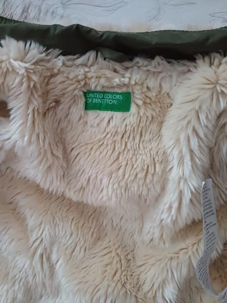 Zimná bunda vetrovka, benetton,116