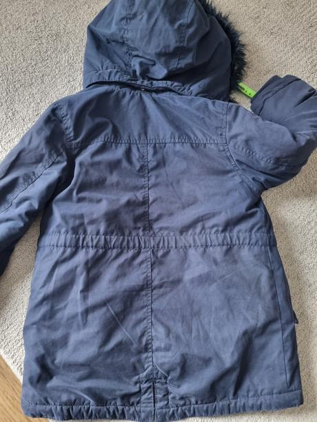 Zimna bunda 122 hm, h&m,122