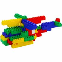 Pestrá stavebnica staviteľ  133 ks, 