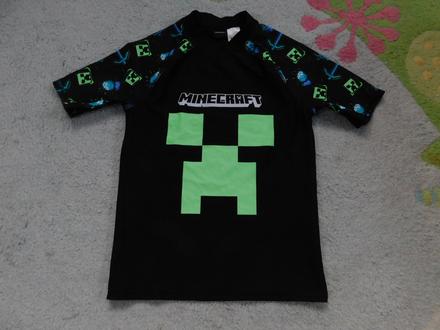 Ochranné tričko do vody m&s minecraft uv 50+, marks & spencer,140