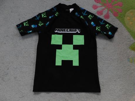 Ochranné tričko do vody m&s minecraft uv 50+, marks & spencer,140