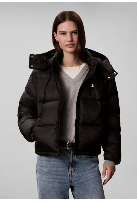 Krátka páperová bunda, značka calvin klein, calvin klein,xl