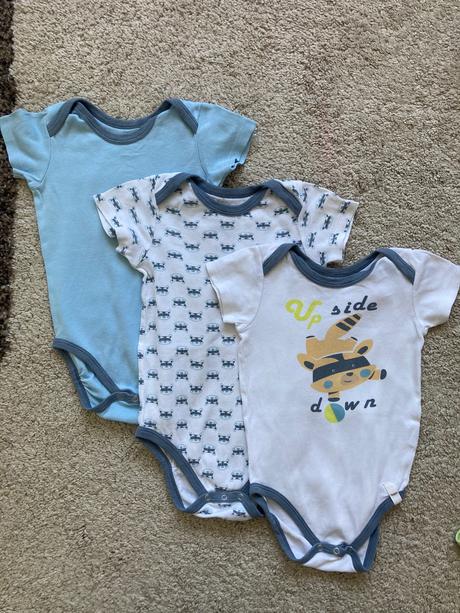 Body s kratkym rukavom, modre, kuniboo,86