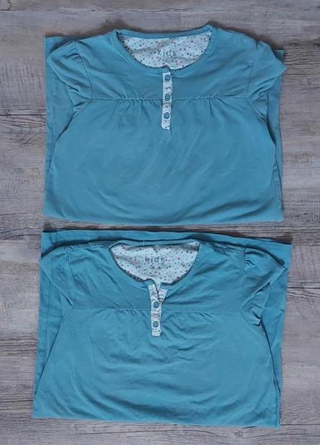 2 x modrozelene tricka tchibo, tchibo,158