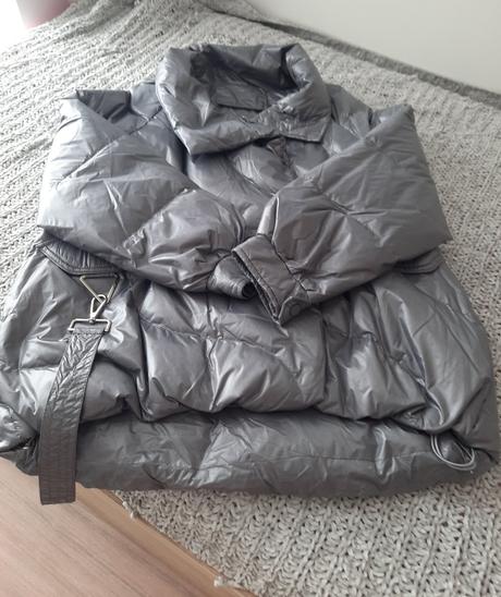 Prešívaná oversize bunda, s