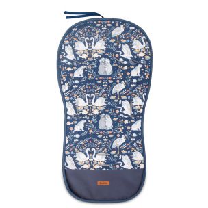 Sensillo podložka do kočíka wafel fauna/šedý,