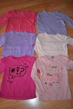 Tričká pre dievča cena spolu, 116