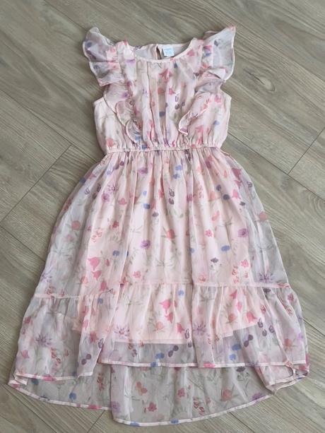 Lindex saty zo sifonu, kvietky, lindex,122