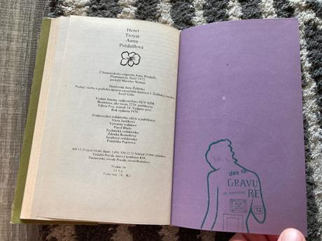 Anna prédaillová prvé vydanie 1978, 