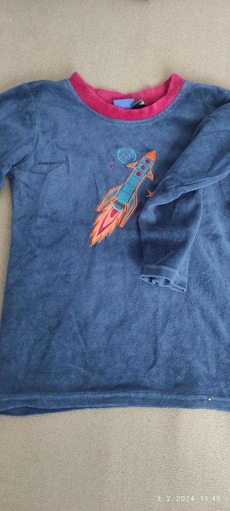 Flanelove pyžamko, lupilu,134