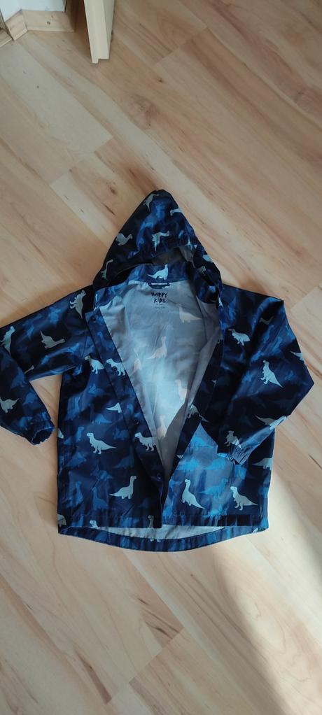 Prechodná bunda do dažďa dinosaury, tchibo,122