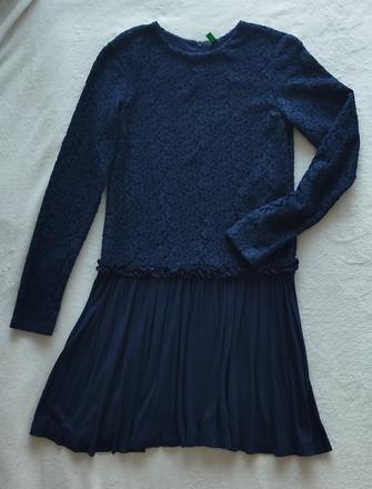 Šaty benetton, podšité bavlnou, nenosené, benetton,146