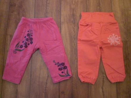 Nohavice teplejšie 9-12 m, 68–80