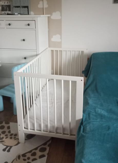 Ikea gulliver postieľka s pultom, šírka (cm): 60,dĺžka (cm): 120