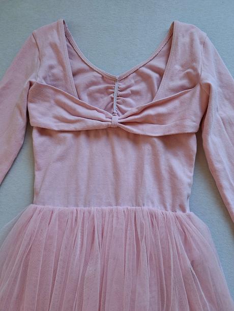 Baletka-bavlnený dres s tylovou sukničkou veľ. 140,